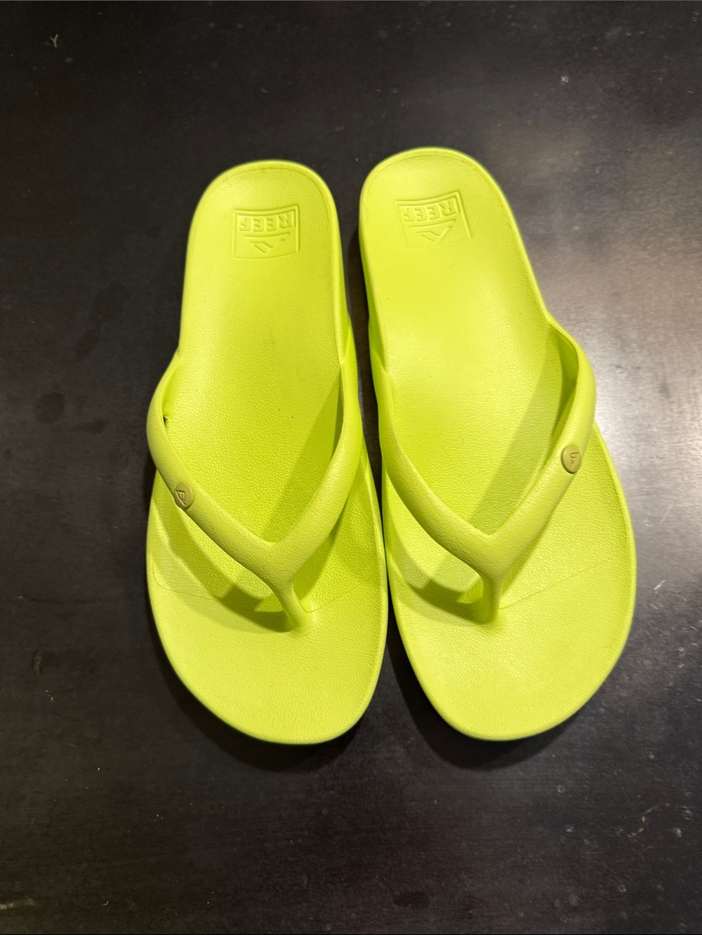 REEF Women’s Flip Flops — Neon Green